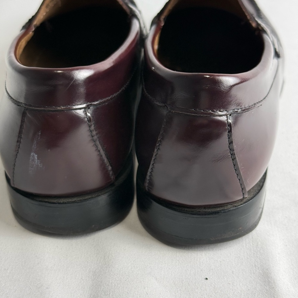 G.H. Bass & Co. Burgundy Leather Penny Loafers - Picture 4 of 16